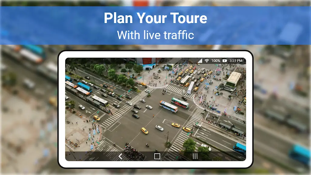 Capture d'écran de l'application Live Earth Map 3