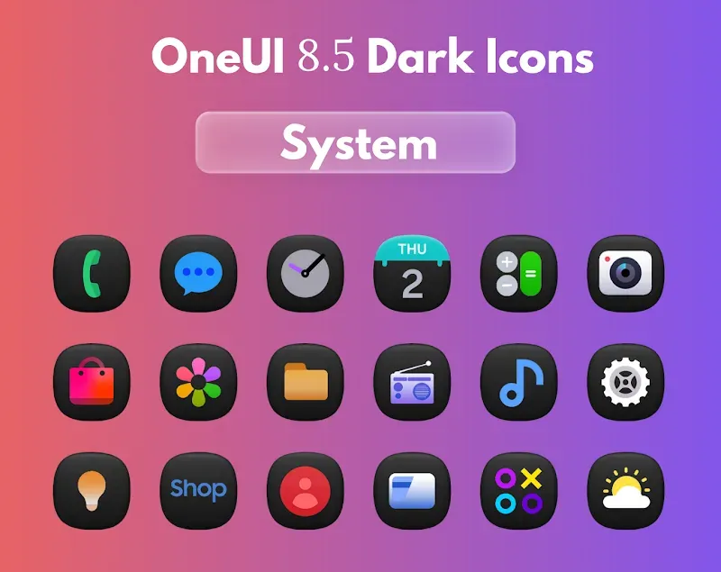 OneUi 8.5 Dark Icons screenshot 6