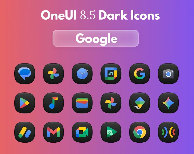 OneUi 8.5 Dark Icons screenshot 3
