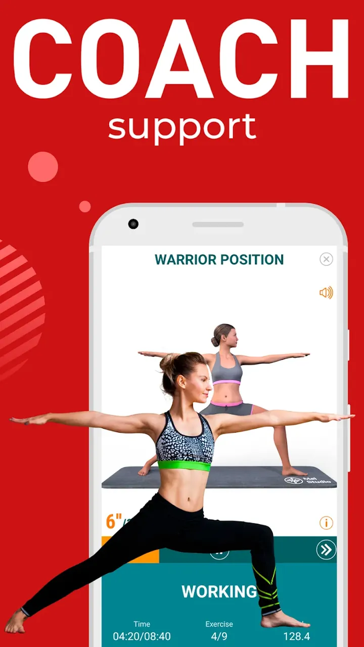 Capture d'écran 5 de l'application Yoga for weight loss