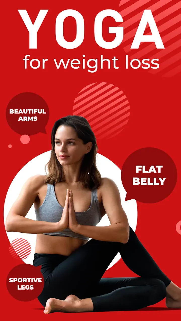 Capture d'écran 2 de l'application Yoga for weight loss