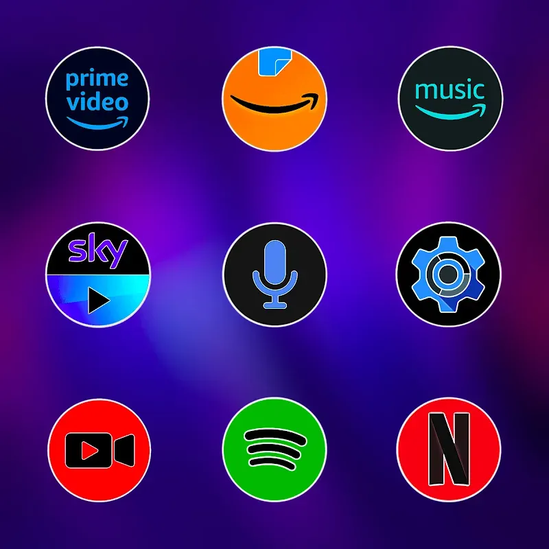 Capture d'écran Pixly Fluo - Icon Pack 6