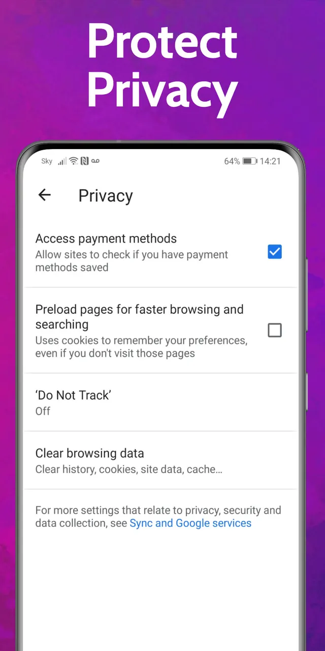 Capture d'écran 5 de UPX VPN Browser