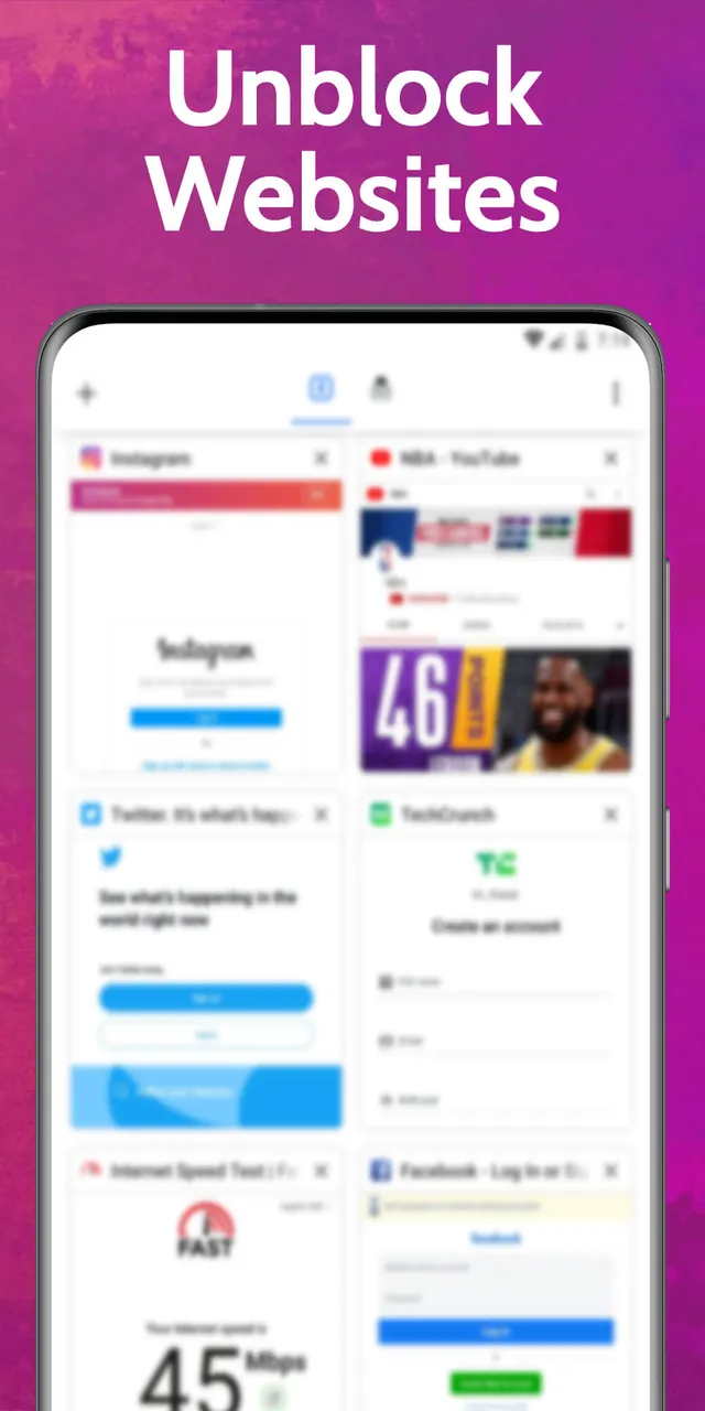 Capture d'écran 4 de UPX VPN Browser