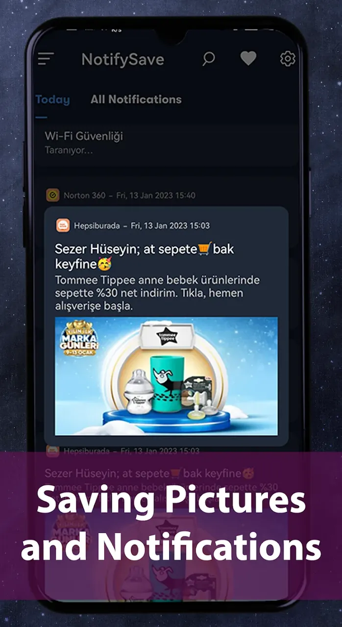 NotifySave, Pro screenshot 2