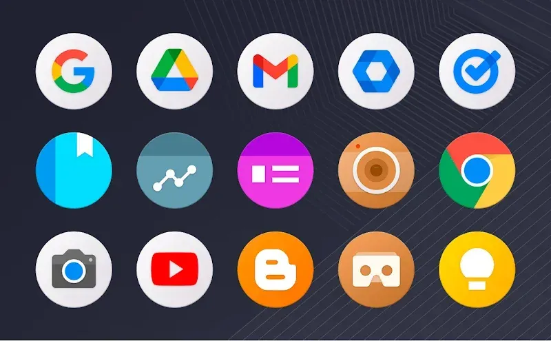 Capture d'écran d'aperçu 4 de TouchWiz - Icon Pack (Round)