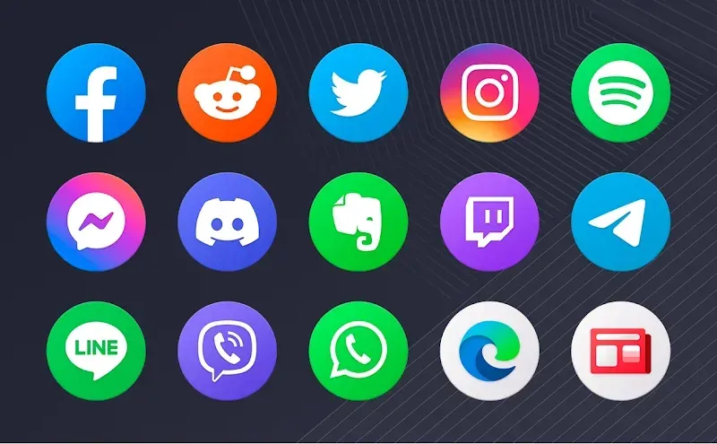 Capture d'écran d'aperçu 5 de TouchWiz - Icon Pack (Round)