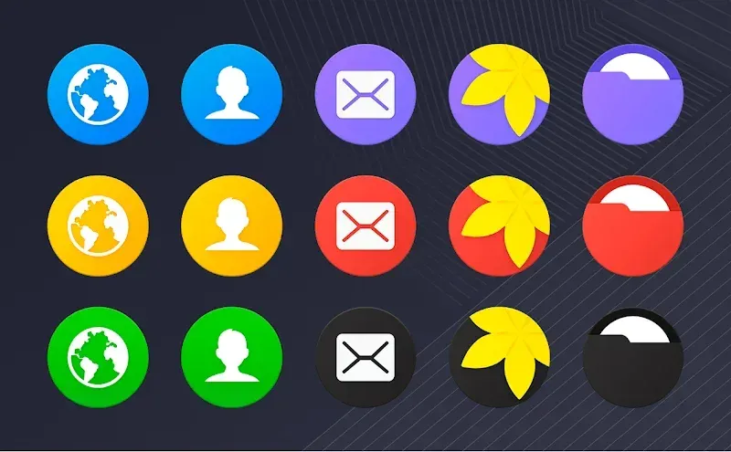 Capture d'écran d'aperçu 6 de TouchWiz - Icon Pack (Round)