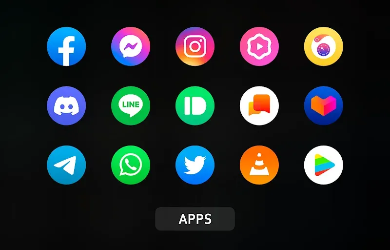 Capture d'écran 4 de iP Pear Pro - Icon Pack (Round)
