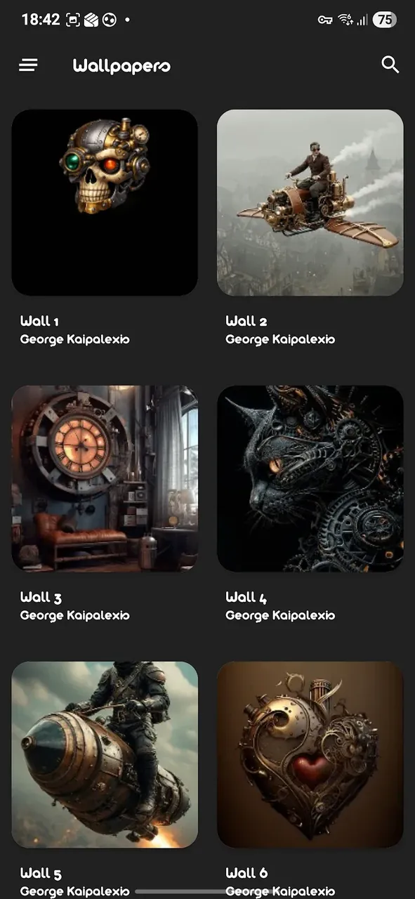Steampunk - Aperçu de l'écran d'accueil 6