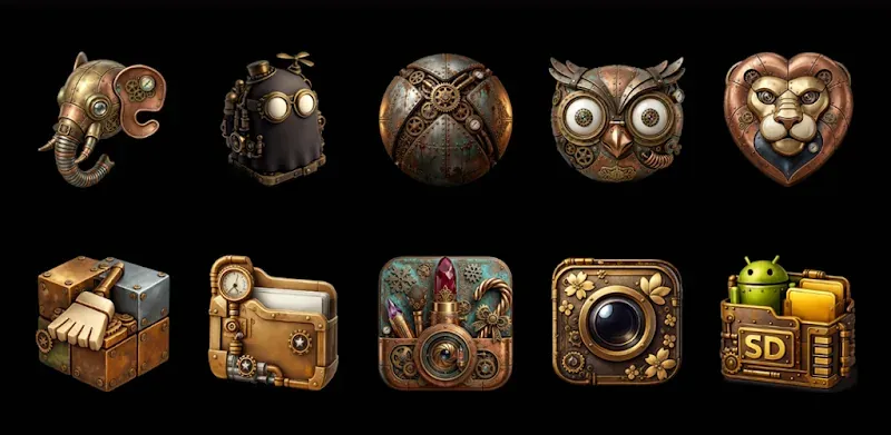 Steampunk - Aperçu de l'écran d'accueil 3