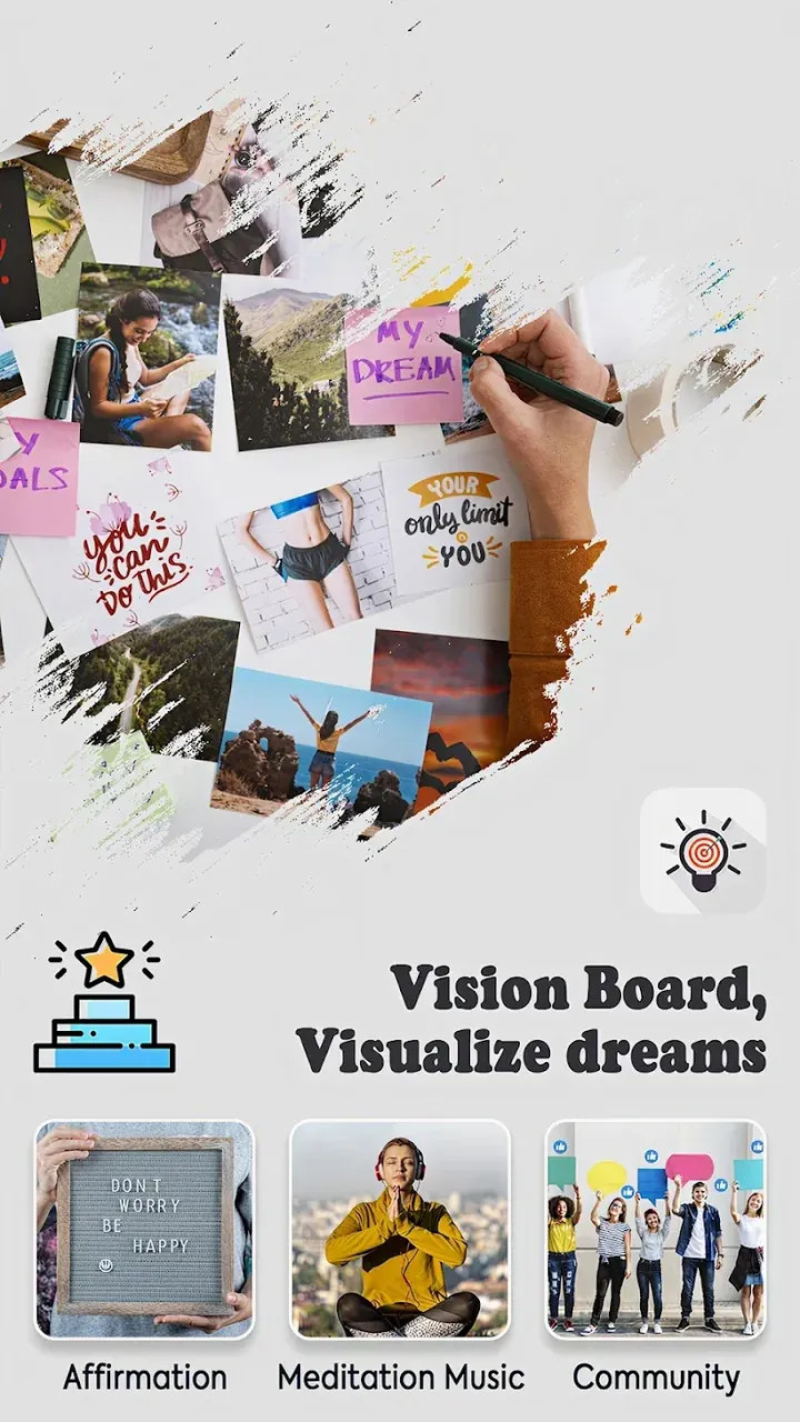 Vision Board Maker: MoodBoard capture d'écran 2