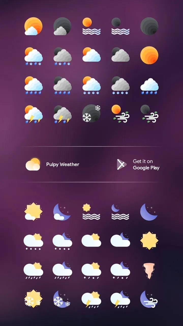 Capture d'écran 4 de Pulpy Weather MOD APK – Kwgt/Klwp/Klck