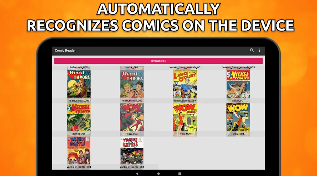 Comic Book Reader Capture d'écran 7