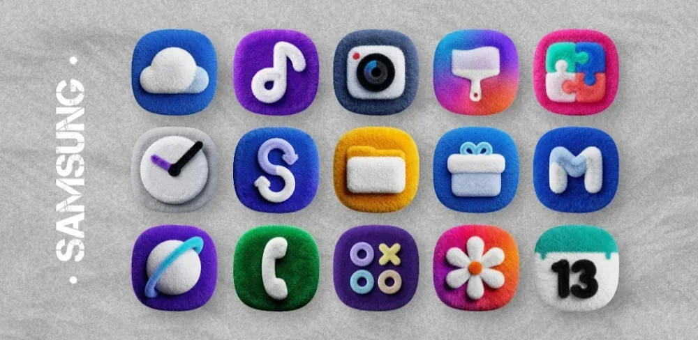 Capture d'écran Fluffy OneUI Icons 1