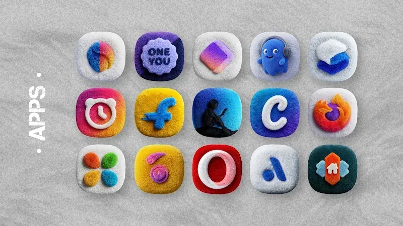 Capture d'écran Fluffy OneUI Icons 5