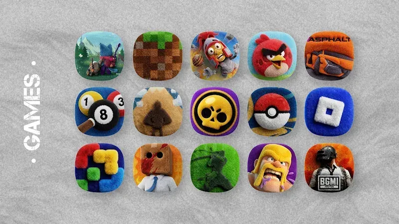 Capture d'écran Fluffy OneUI Icons 3