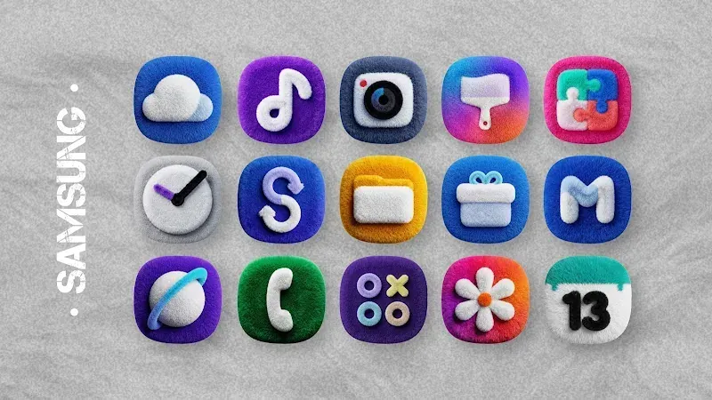 Capture d'écran Fluffy OneUI Icons 2