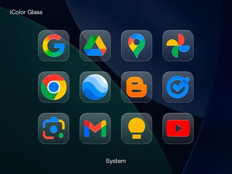 Capture d'écran 3 de iPrismOS 26 - Icon Pack