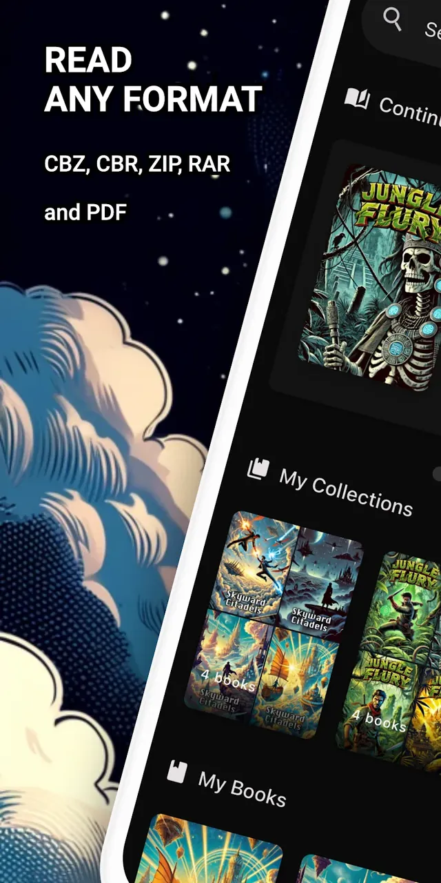 Comic Reader CBR, CBZ & PDF Screenshot 2