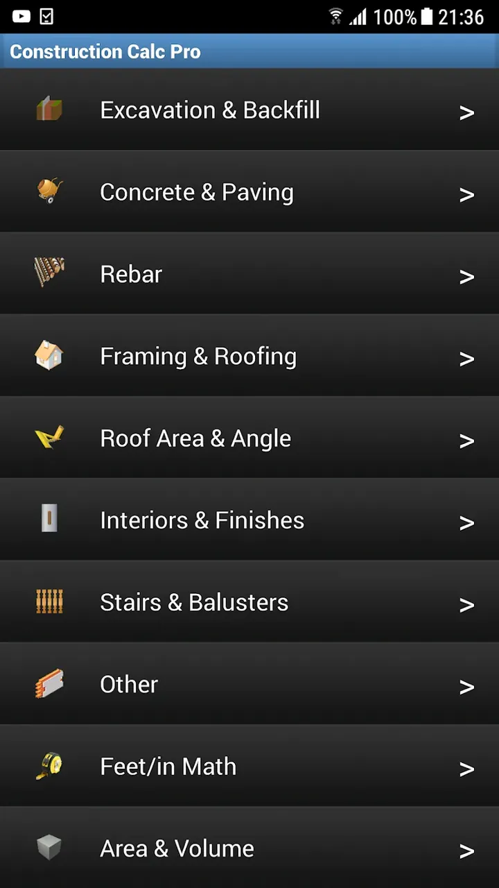 Capture d'écran Construction Calculator, Pro 2