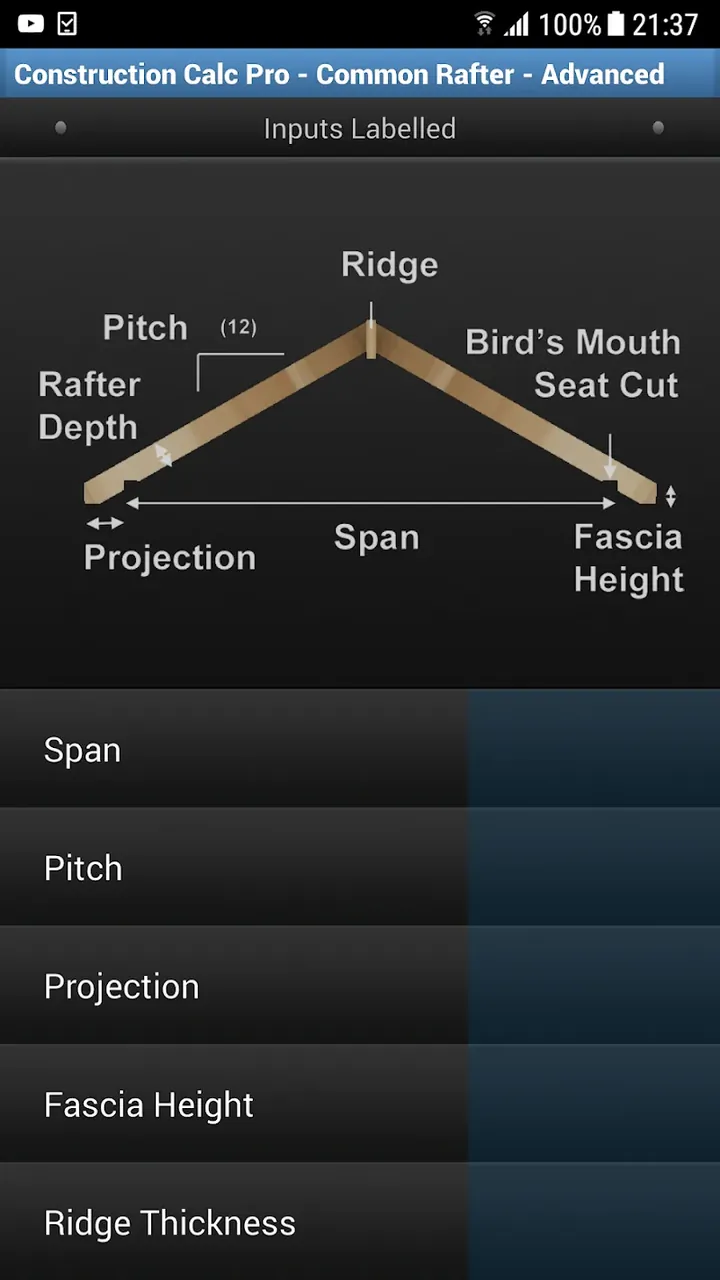 Capture d'écran Construction Calculator Pro 5