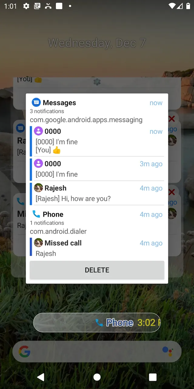 Notification Widget capture d'écran 4