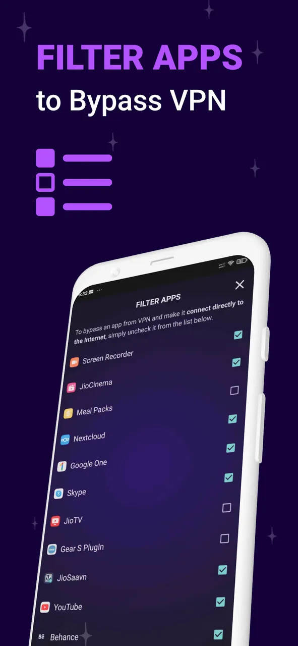 Capture d'écran de l'application FreeVPN 4