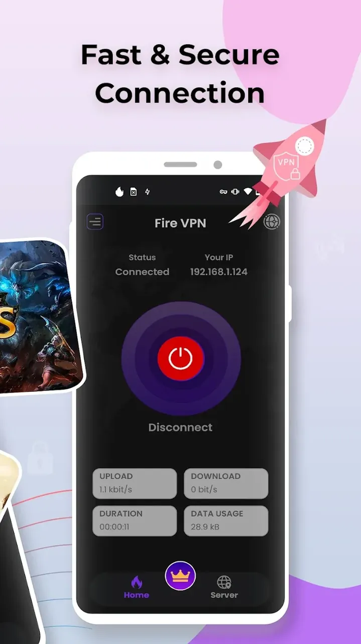 Fire VPN capture d'écran 6