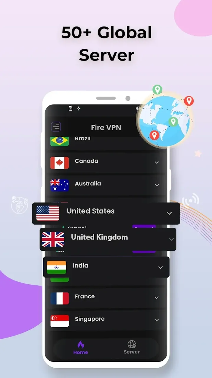 Fire VPN capture d'écran 3