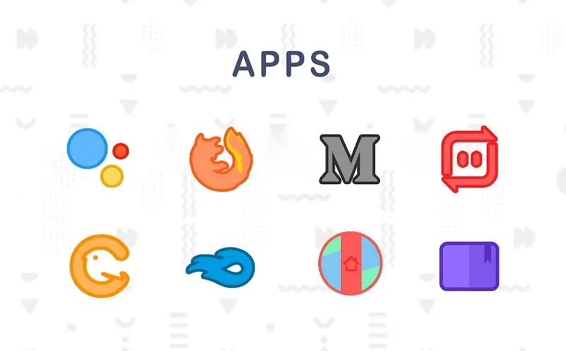 Capture d'écran 2 de Duo Icon Pack