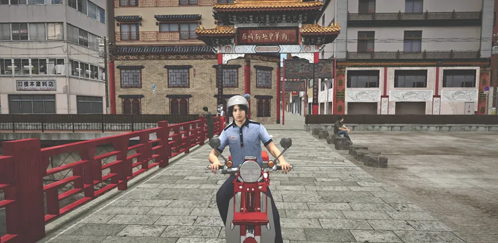 Japan Postman Moto Simulator gameplay screenshot 1