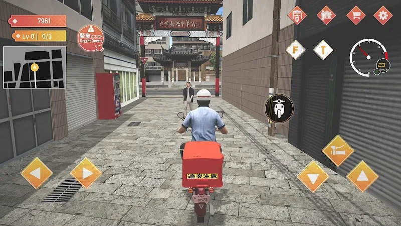 Japan Postman Moto Simulator gameplay screenshot 6