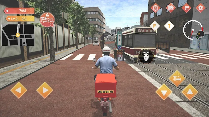Japan Postman Moto Simulator gameplay screenshot 3