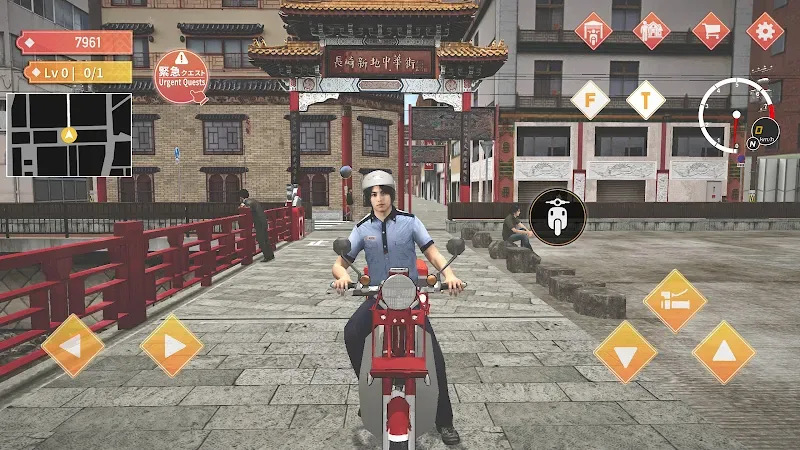 Japan Postman Moto Simulator gameplay screenshot 2
