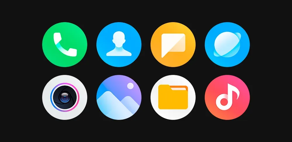 Capture d'écran Miui 15 - Icon Pack (Round) 1