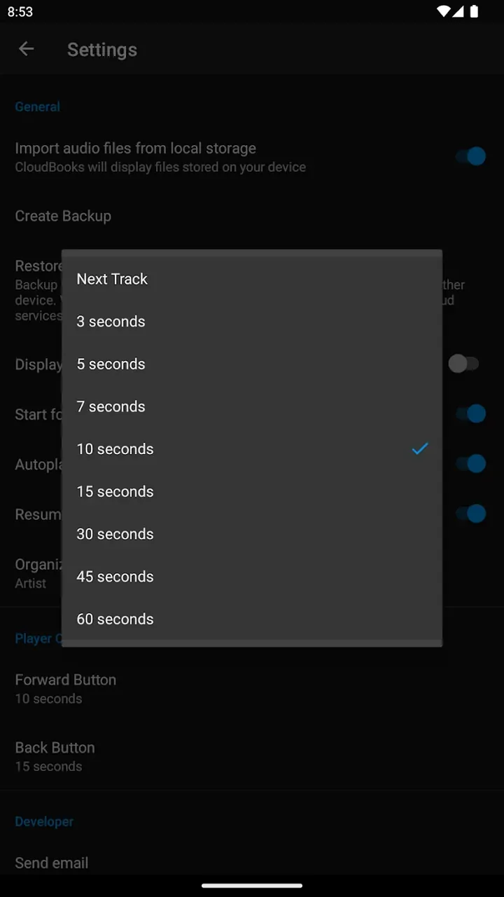 Capture d'écran CloudBooks 6