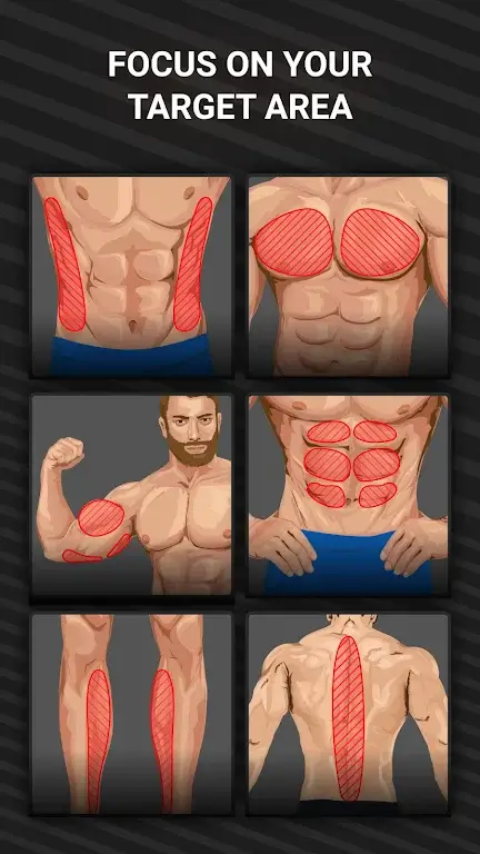 Aperçu de l'interface de l'application Muscle Booster 4