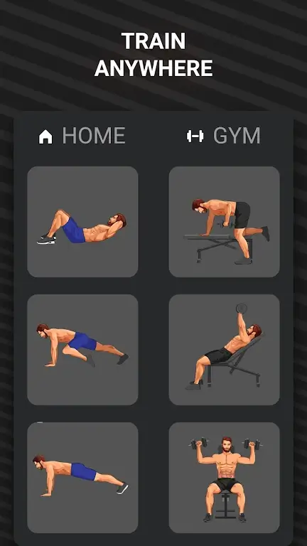 Aperçu de l'interface de l'application Muscle Booster 5