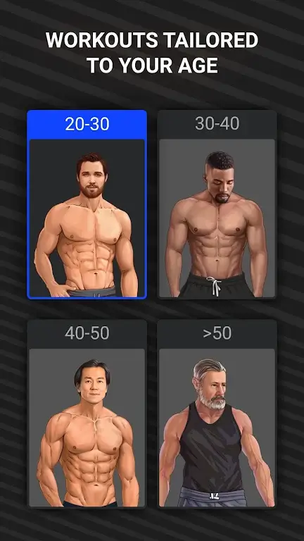 Aperçu de l'interface de l'application Muscle Booster 6