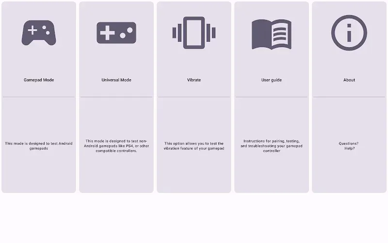 GamePad Tester Lite capture d'écran 6