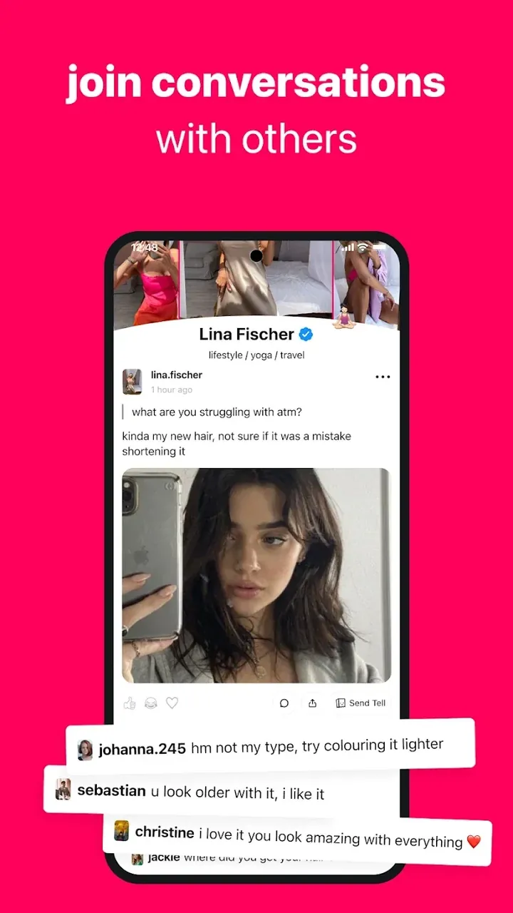 Tellonym capture d'écran 6