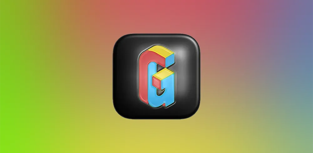 Glossy Dark 3D - Aperçu Icon Pack 1