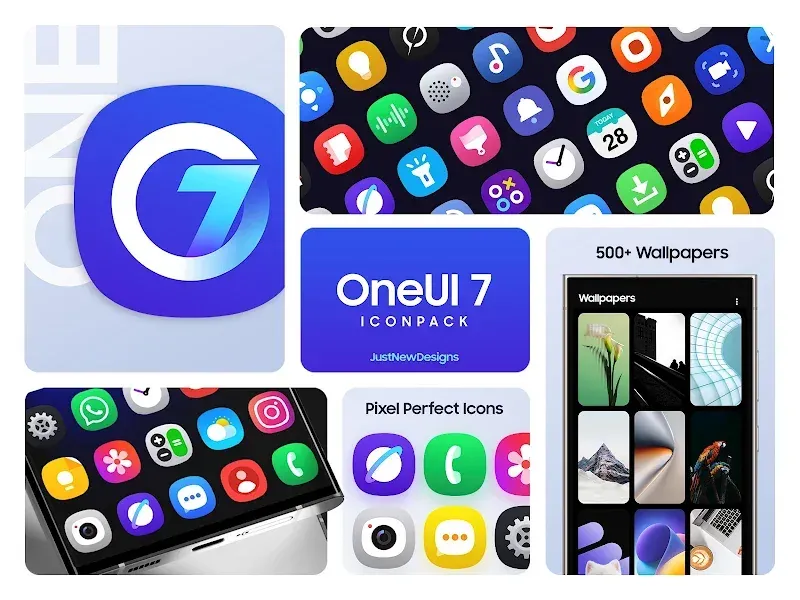 Capture d'écran 2 de One UI IconPack