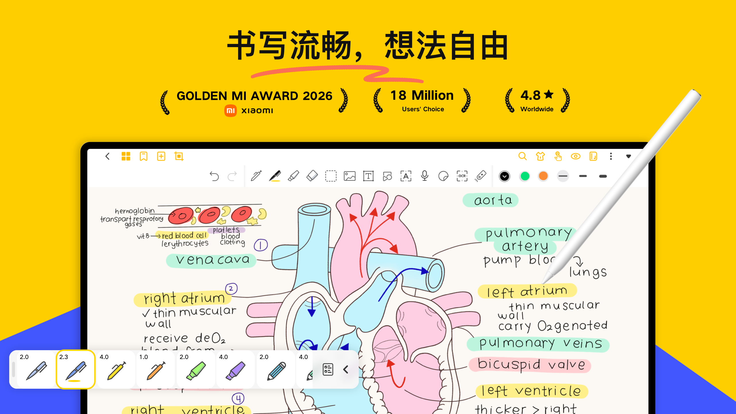 Jnotes: Note-Taking, AI, PDF capture d'écran 1