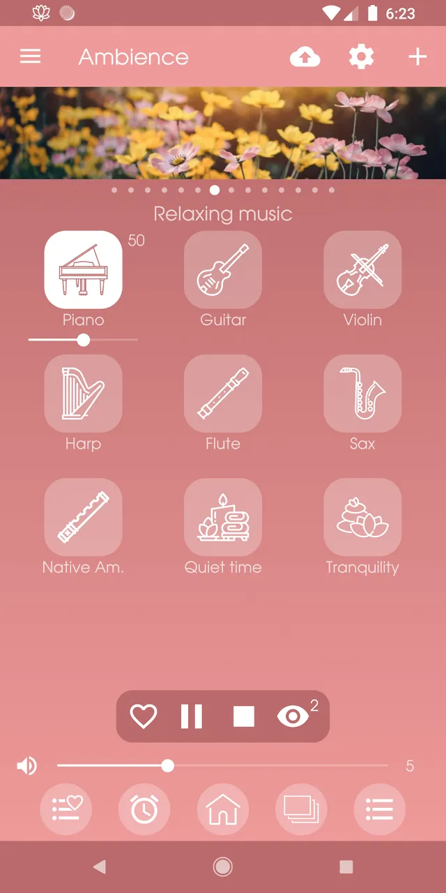 Aperçu de l'application Ambience: sleeping sounds 5