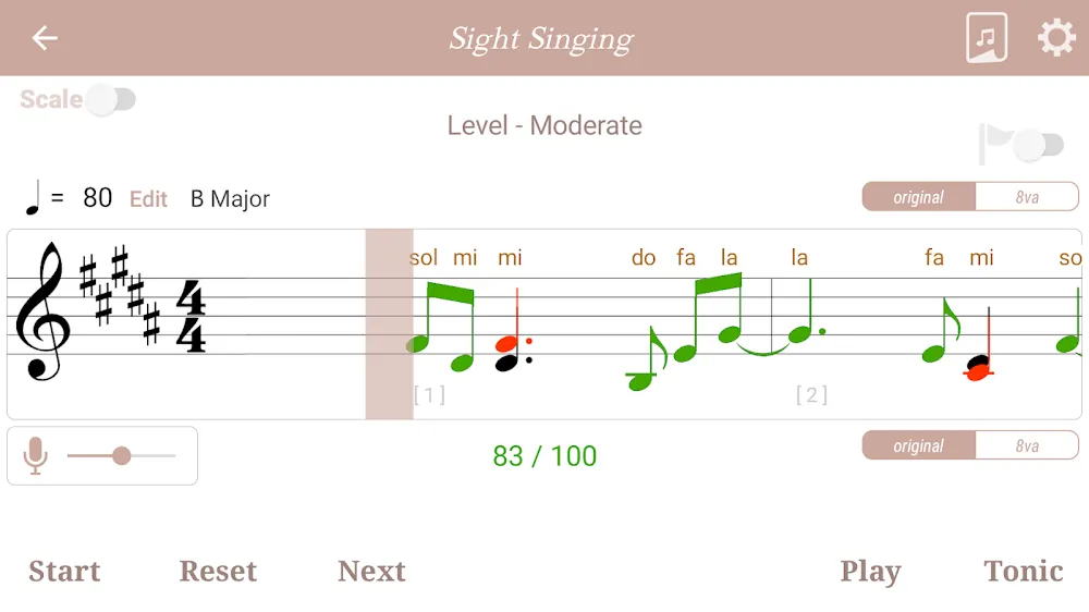 Sight Singing, Pro capture d'écran 2
