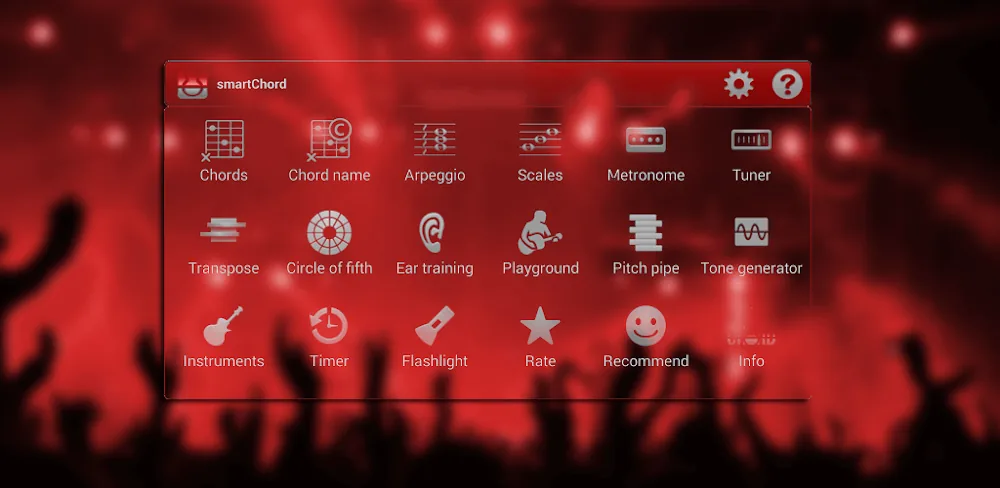 Capture d'écran d'aperçu de l'application smartChord 1