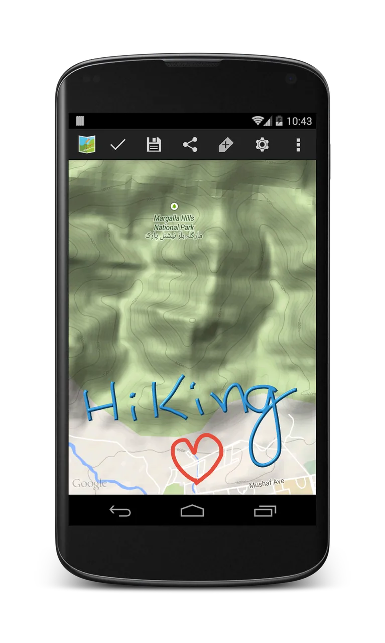 Capture d'écran Map & Draw 3