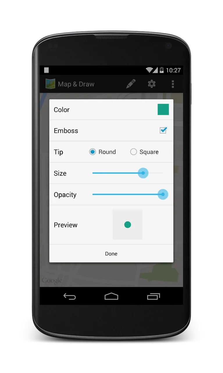 Capture d'écran Map & Draw 6